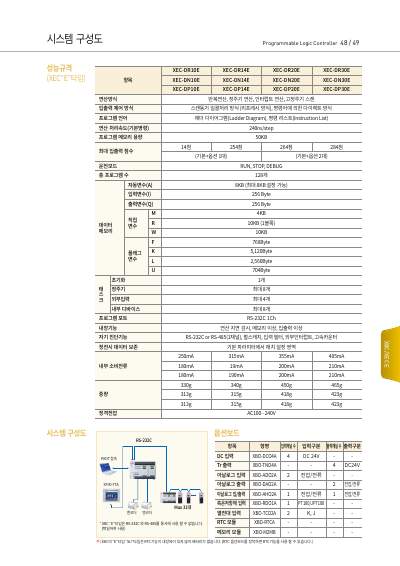 XGB 시리즈 카탈로그 (국문)