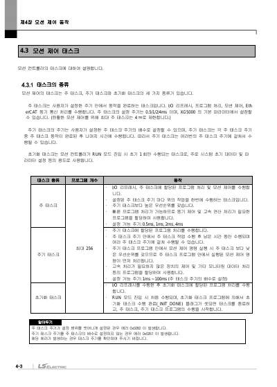 단독형 모션 컨트롤러(XMC-E32A 외 7종) 사용설명서 (국문)