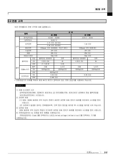 단독형 모션 컨트롤러(XMC-E32A 외 7종) 사용설명서 (국문)