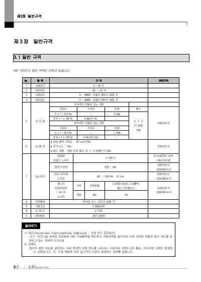 XGK CPU 사용설명서 (국문)