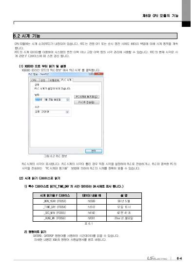 XGK CPU 사용설명서 (국문)