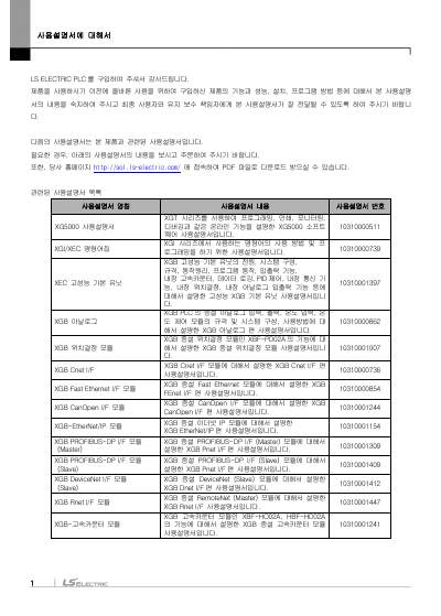 XEM 고급형(6축/2축) 모듈러형(XEM-HP/H2) 사용설명서 (국문)